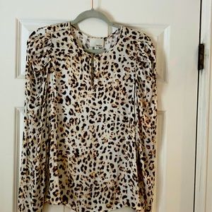 Leopard print blouse